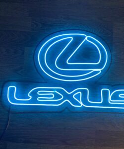 Неоновая вывеска «Логотип Lexus»